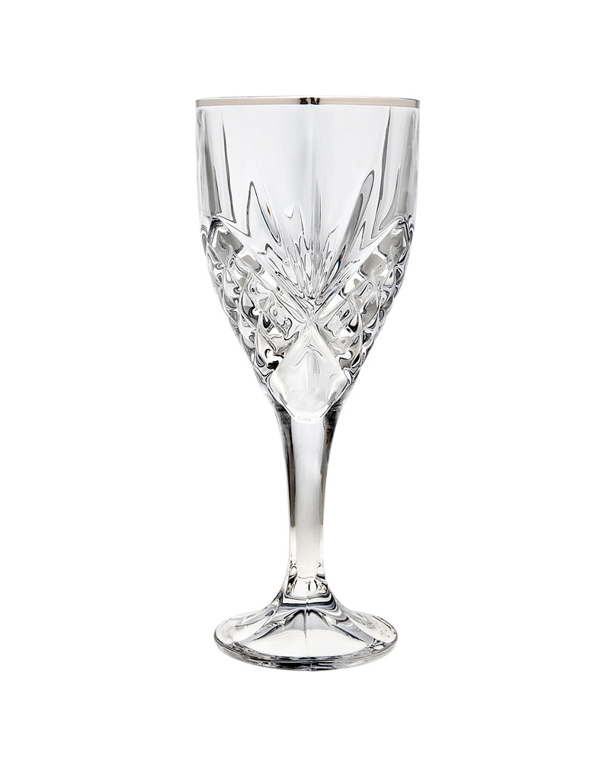 Dublin Set of 4 Platinum 9oz Goblets