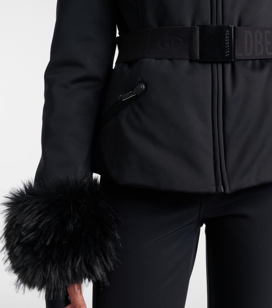 Giselle faux fur-trimmed ski jacket