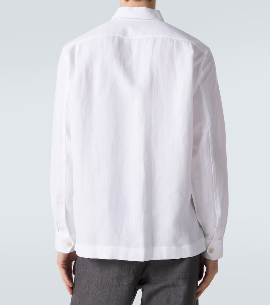 Hemp, linen, and cotton shirt
