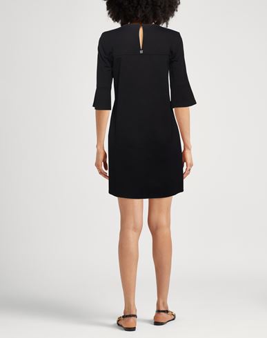 Woman Mini dress Black Size 10 Viscose, Polyamide, Elastane