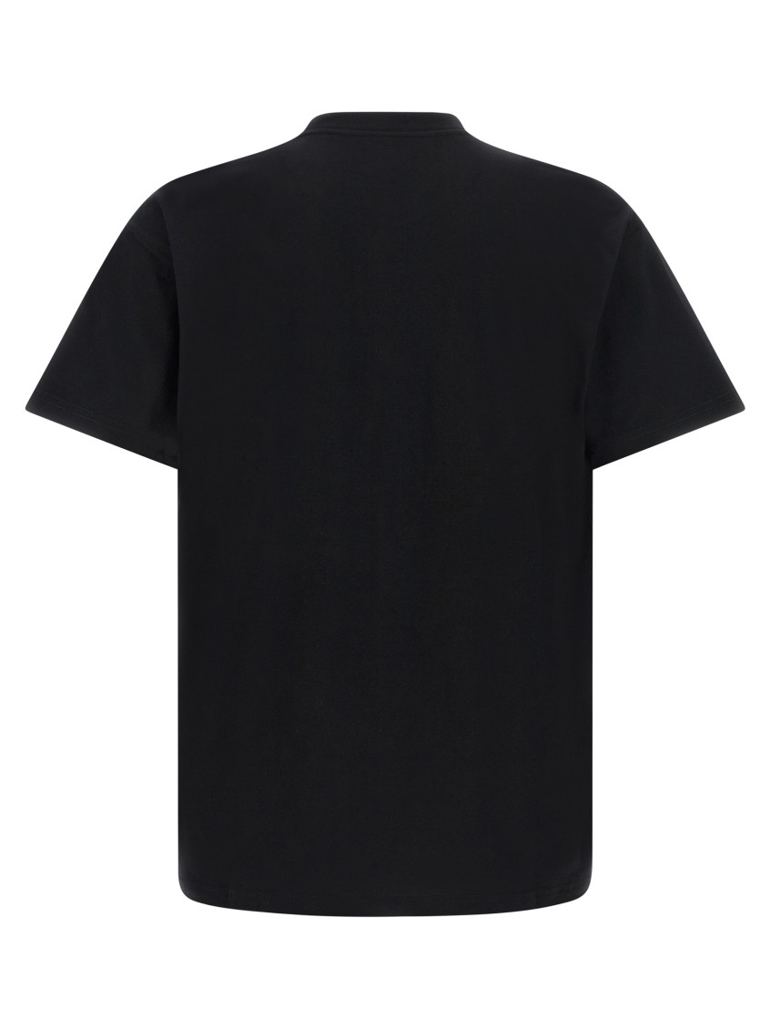 Black Printed None T-Shirt