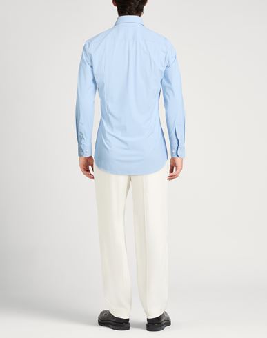 Man Shirt Light blue Size 15 Polyamide, Elastane