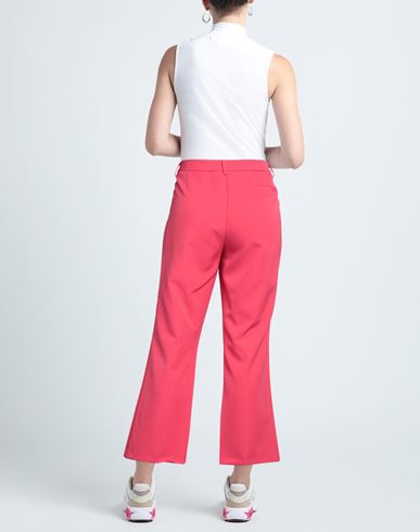 Please Woman Pants Magenta Size L Polyester, Elastane