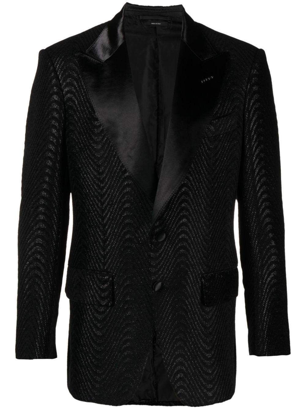 Atticus jacquard blazer - Black