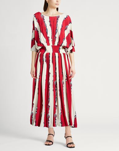 Woman Maxi dress Red Size 4 Viscose