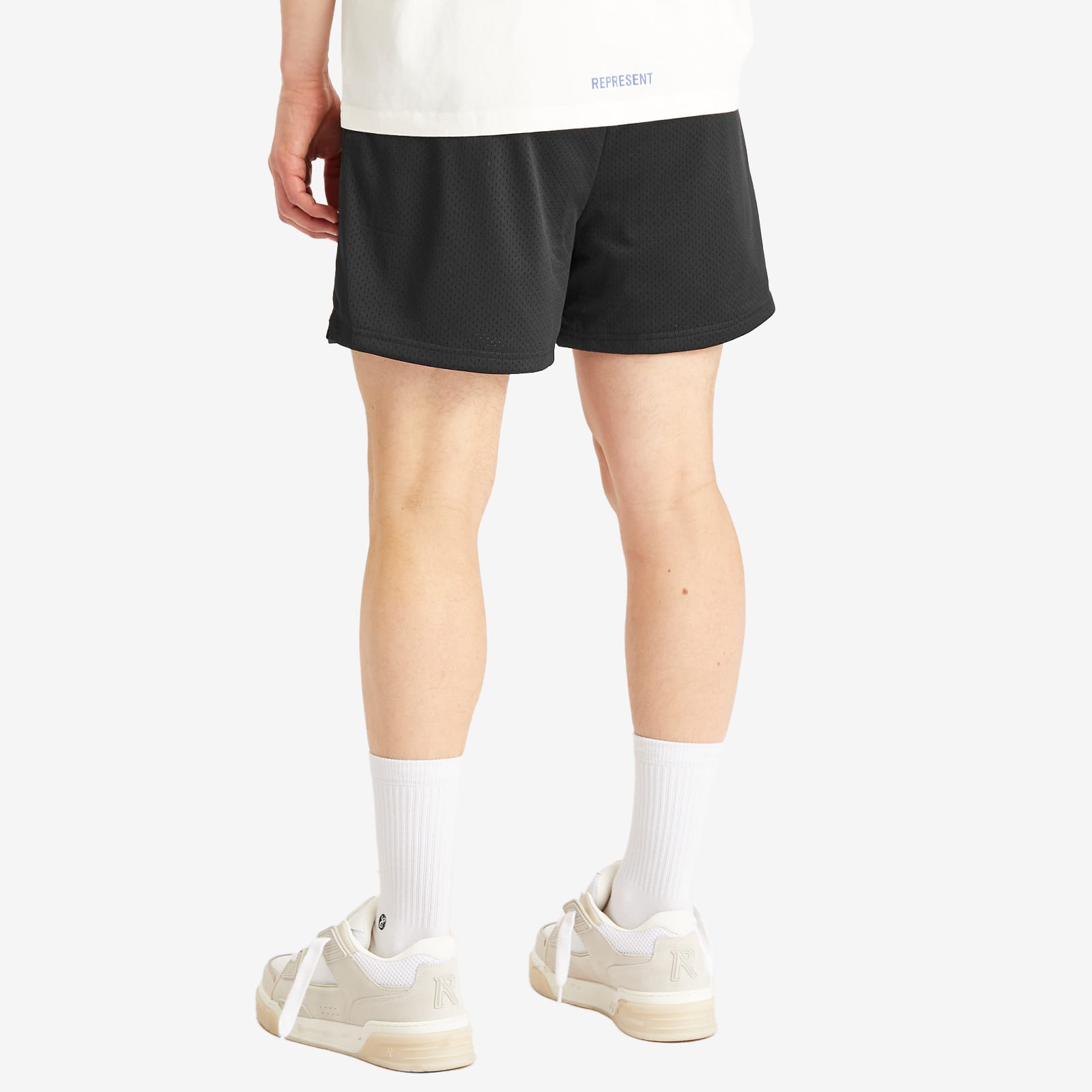Represent Men's Mesh Short in Jet Black