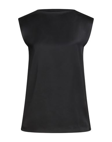 Woman Top Black Size 0 Viscose, Silk