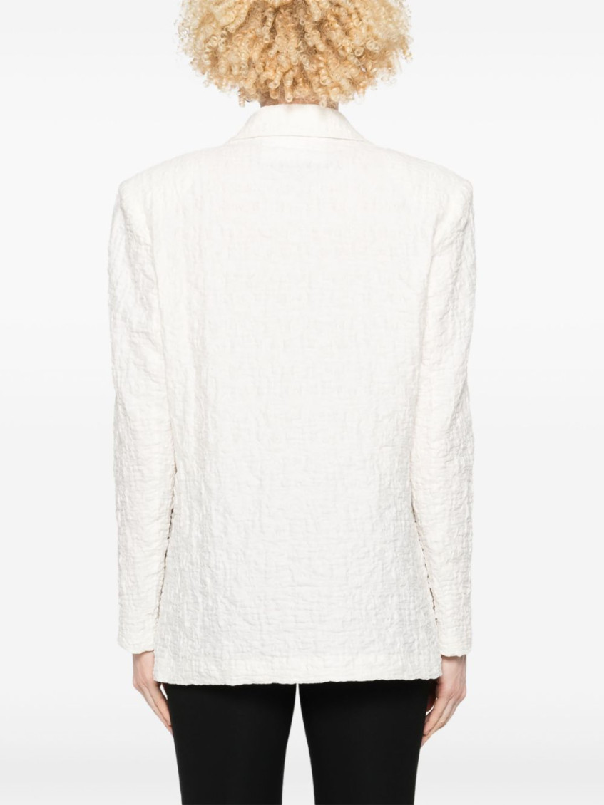 HARRIS WHARF LONDON- Cotton Blend Blazer Jacket