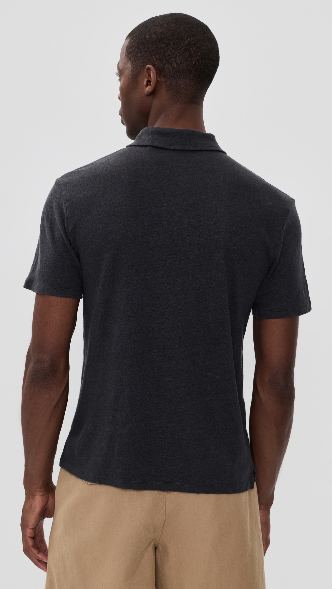 Linen Knit Polo Night