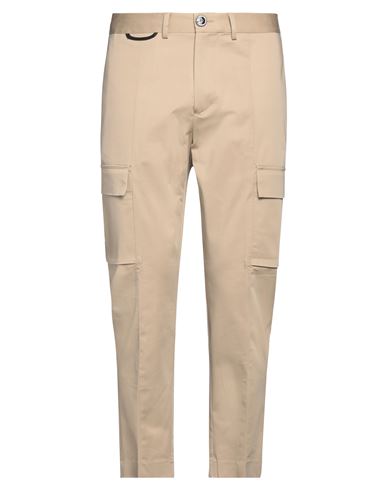 Man Pants Sand Size 34 Cotton, Elastane