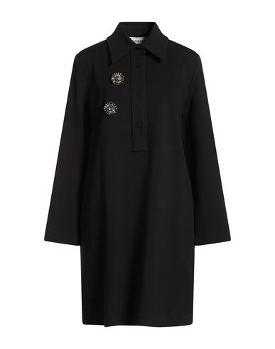 Woman Mini dress Black Size 10 Viscose, Nylon, Elastane