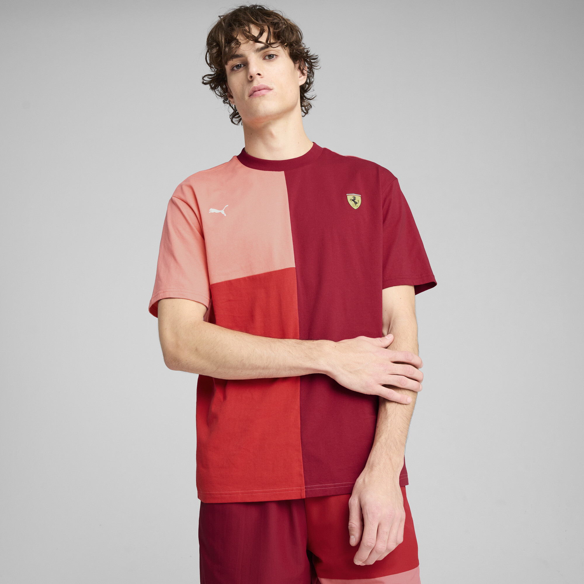 PUMA Scuderia Ferrari Race Men's Lifestyle T-Shirt in Red