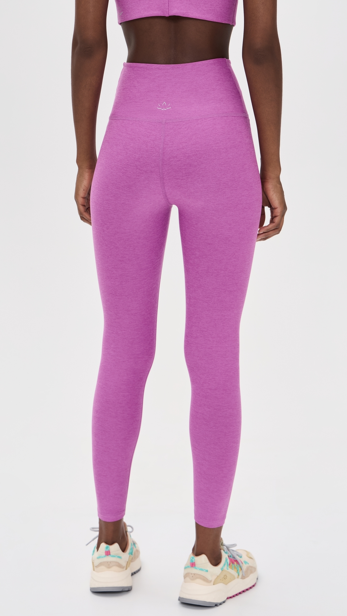 Spacedye At Your Leisure Midi Leggings Fun Fuchsia Heather