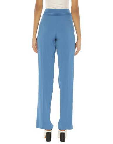 Woman Pants Blue Size 8 Viscose, Elastane