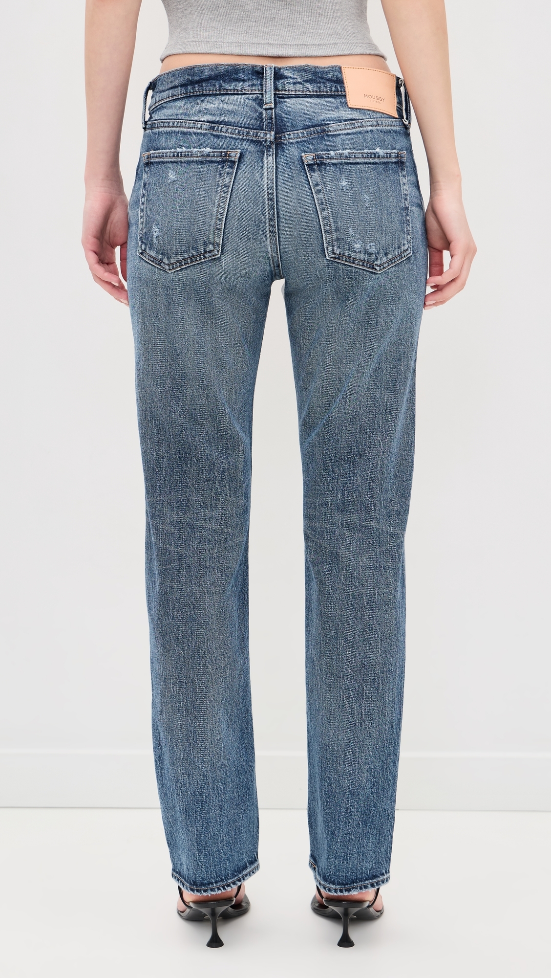 Slim Straight Jeans Blue