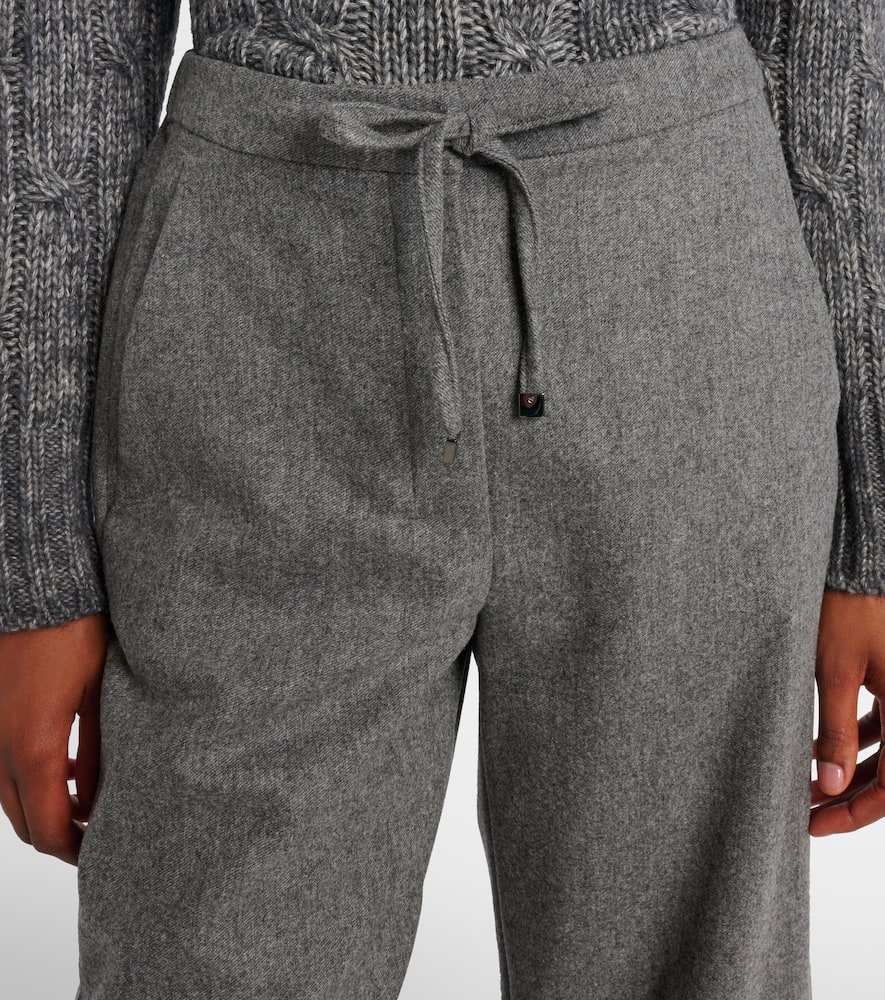 Floria virgin wool straight pants