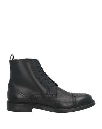 Man Ankle boots Black Size 10 Calfskin