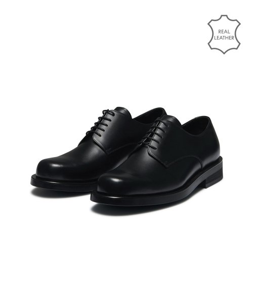 Round Derby Shoes_Black