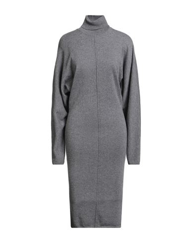 Woman Midi dress Charcoal Size XS Cashmere
