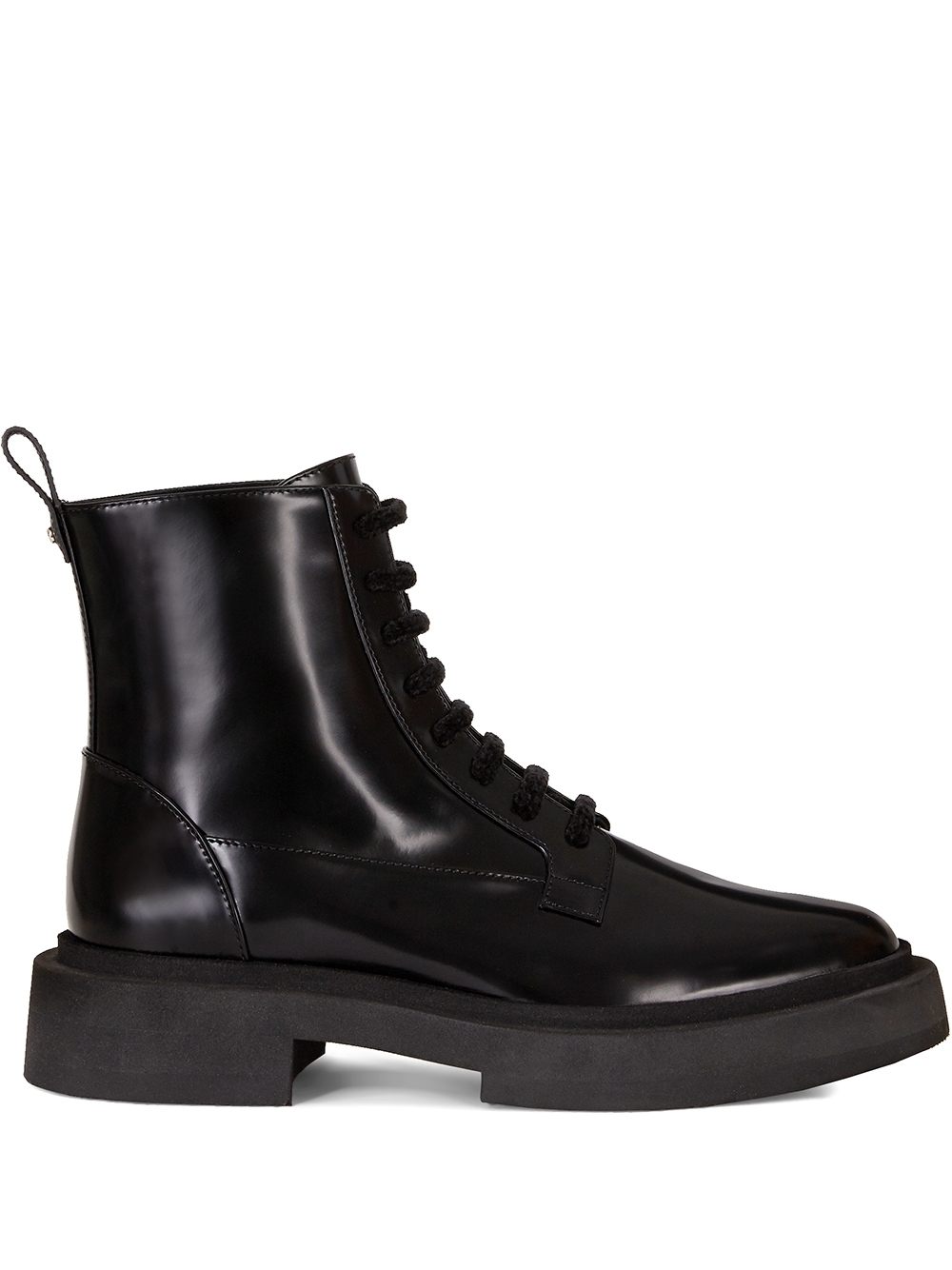 Lace-up combat boots - Black