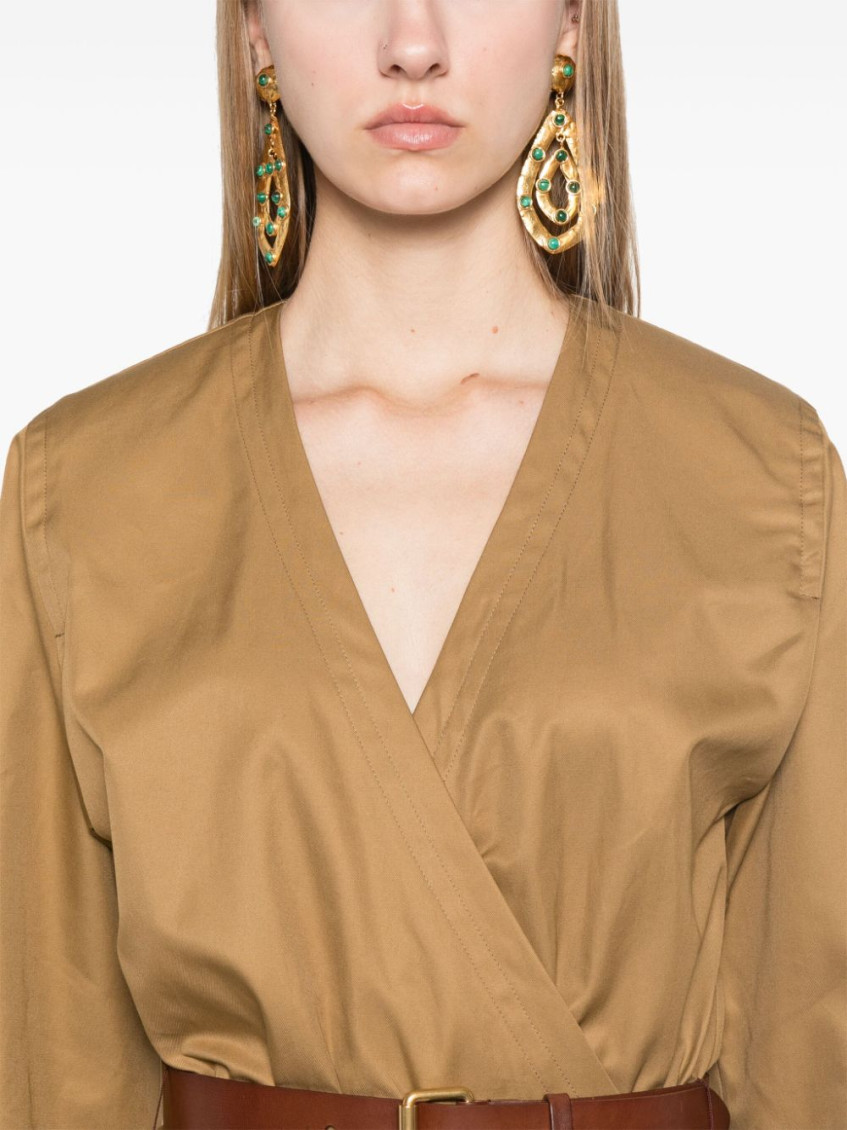 Belt Detail Midi Dress