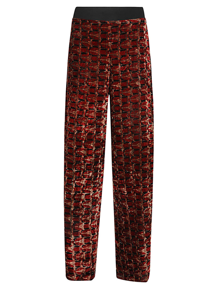 Red Velvet Trousers