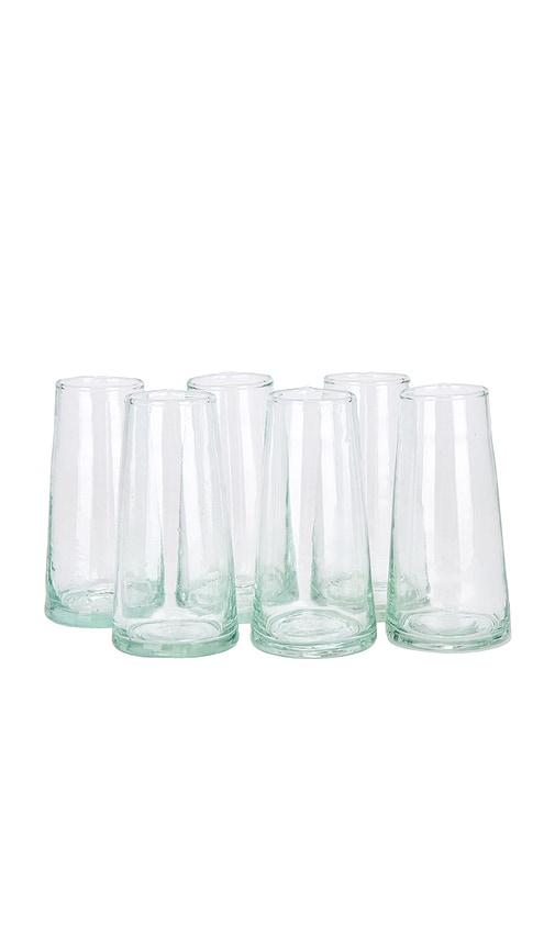 Verve Culture Set Of 6 Champagne Glass in White