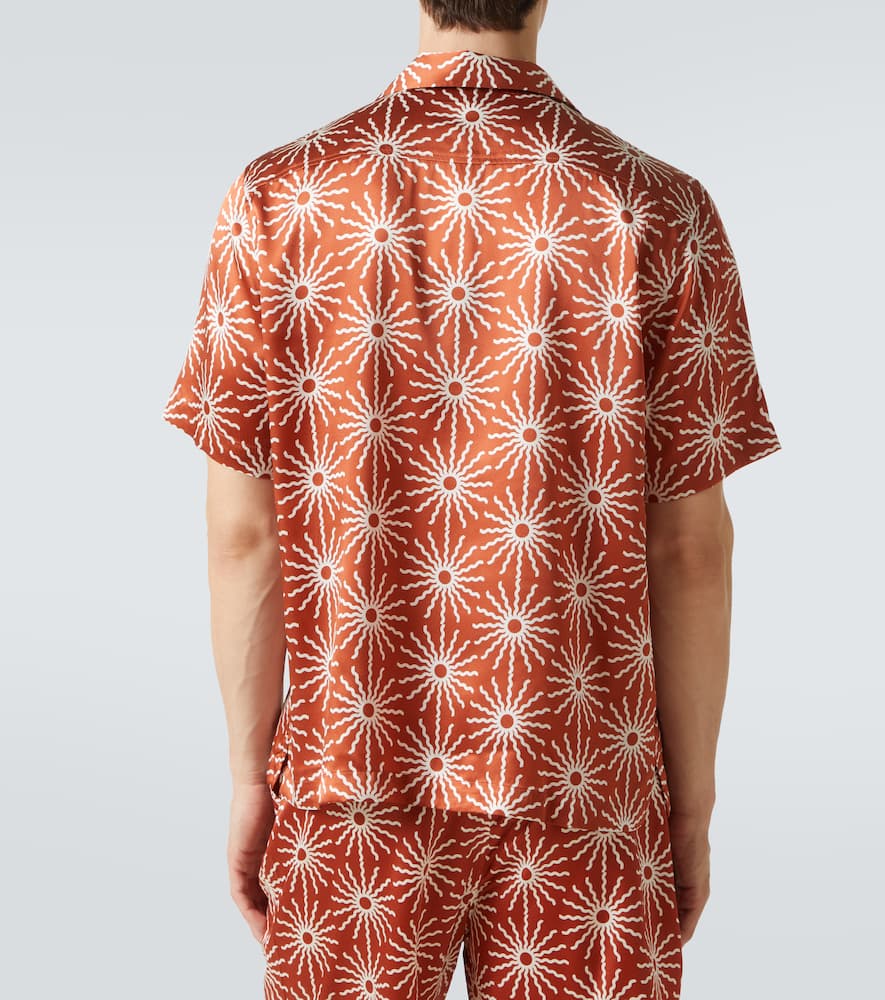 Roberto printed silk shirt