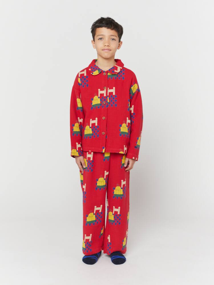 Bobo Choses Yummy Cake printed cotton pajamas