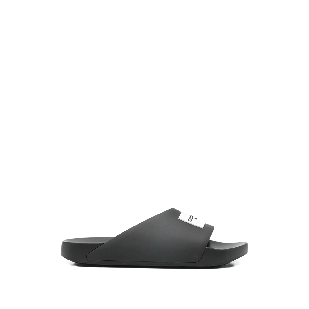 Givenchy - slide flat sandal embossed sole open toe