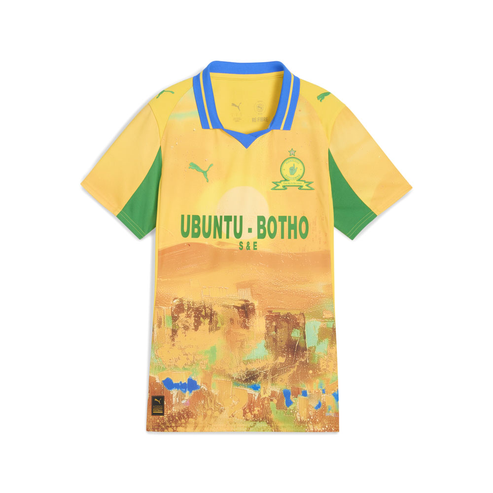 X KIDSUPER Mamelodi Sundowns Crew Neck Short Sleeve Replica Jersey