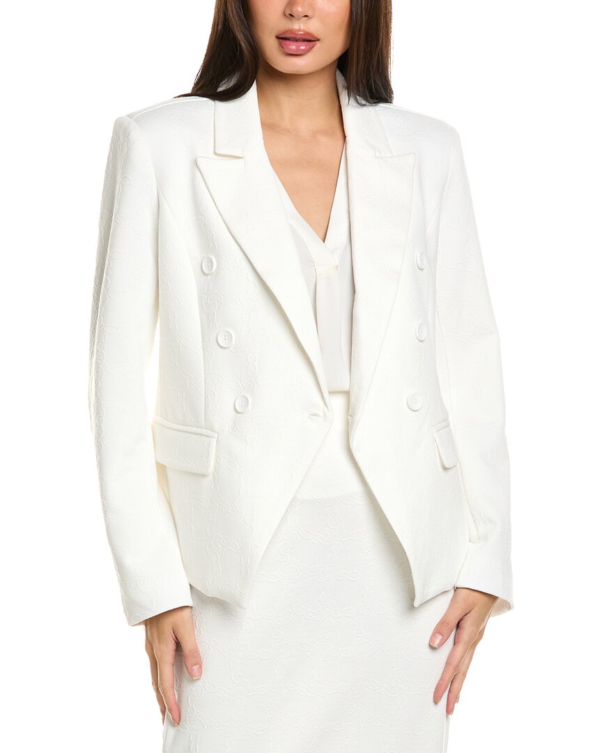 Chain Lock Jacquard Blazer