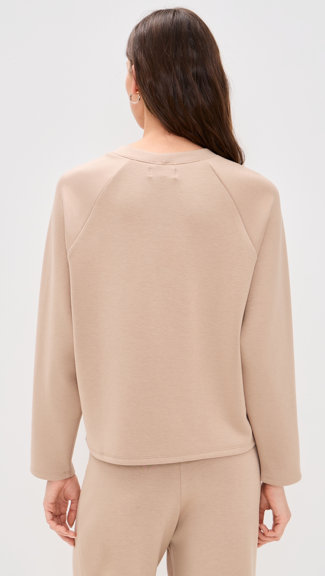 Oversized Raglan Top Tan