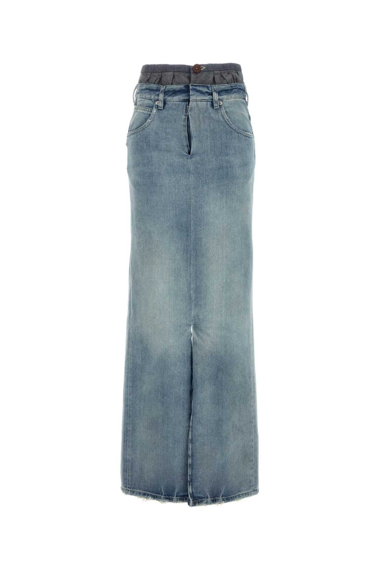 Blue Denim Skirt
