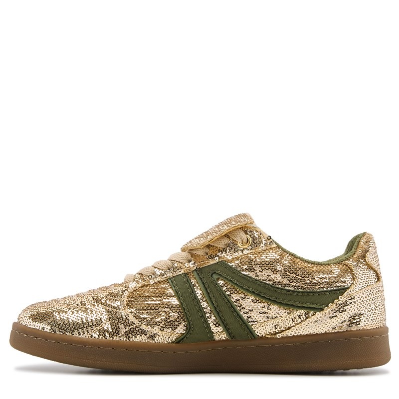 Women's Madrid Sneakers (Gold Sequin Gum)