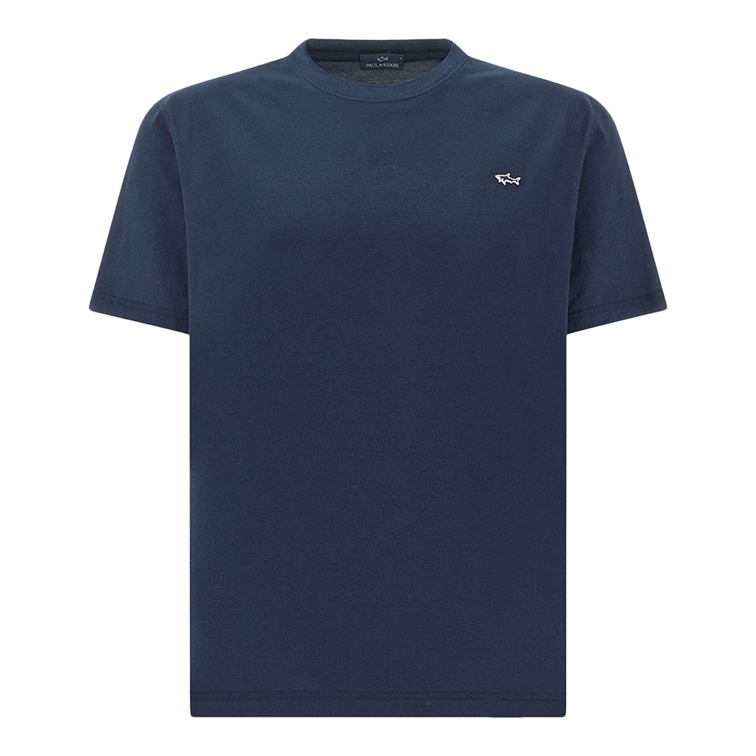 Cotton jersey T-shirt, Man, Blue