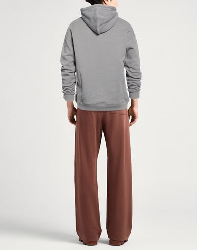 Man Sweatshirt Grey Size L Cotton, Polyester