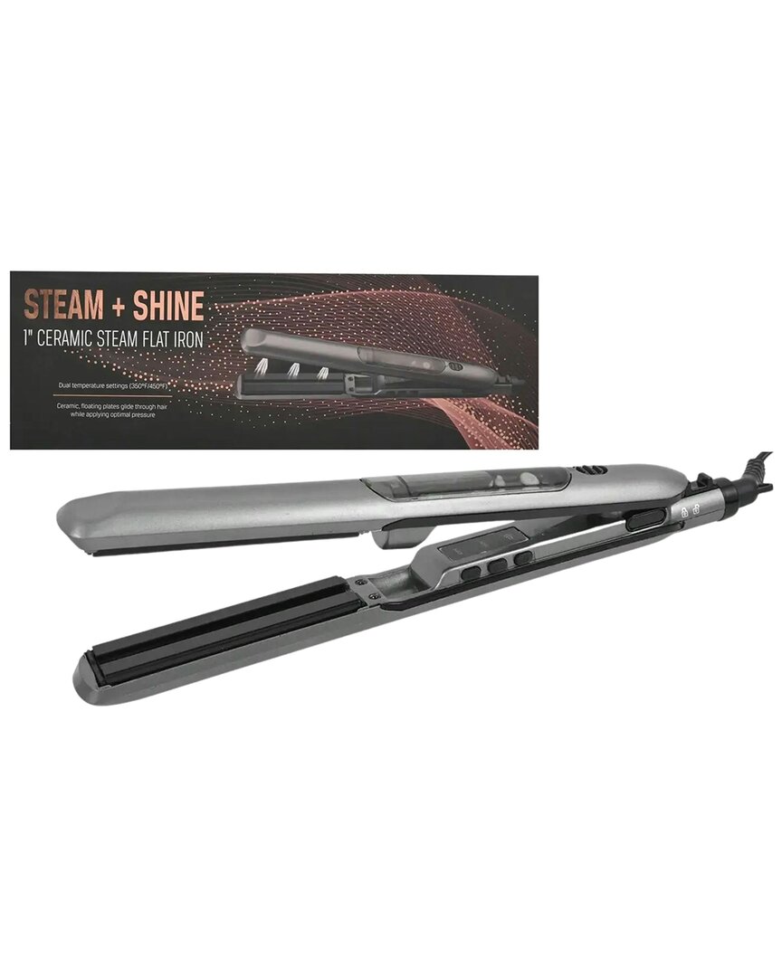 Steam + Shine 1in Ceramic Steam Flat Iron