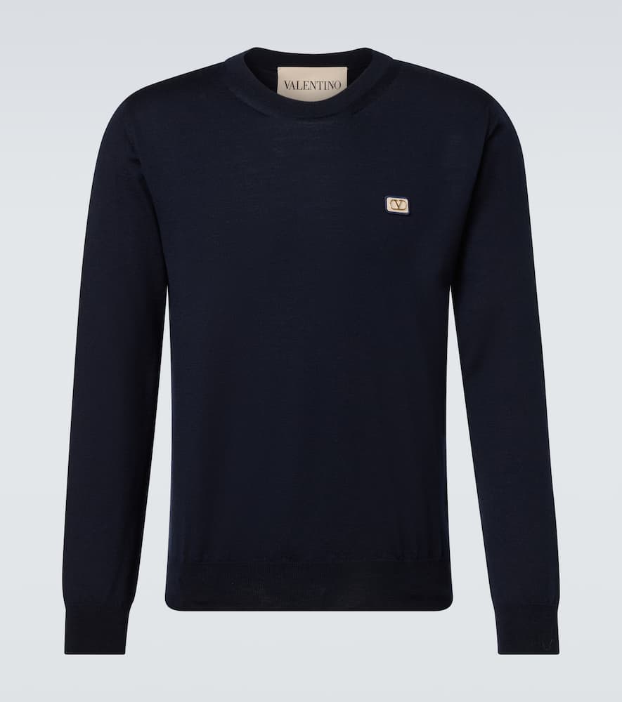 VLogo virgin wool sweater