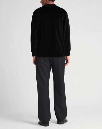 Man Sweatshirt Black Size XS Cotton, Polyester