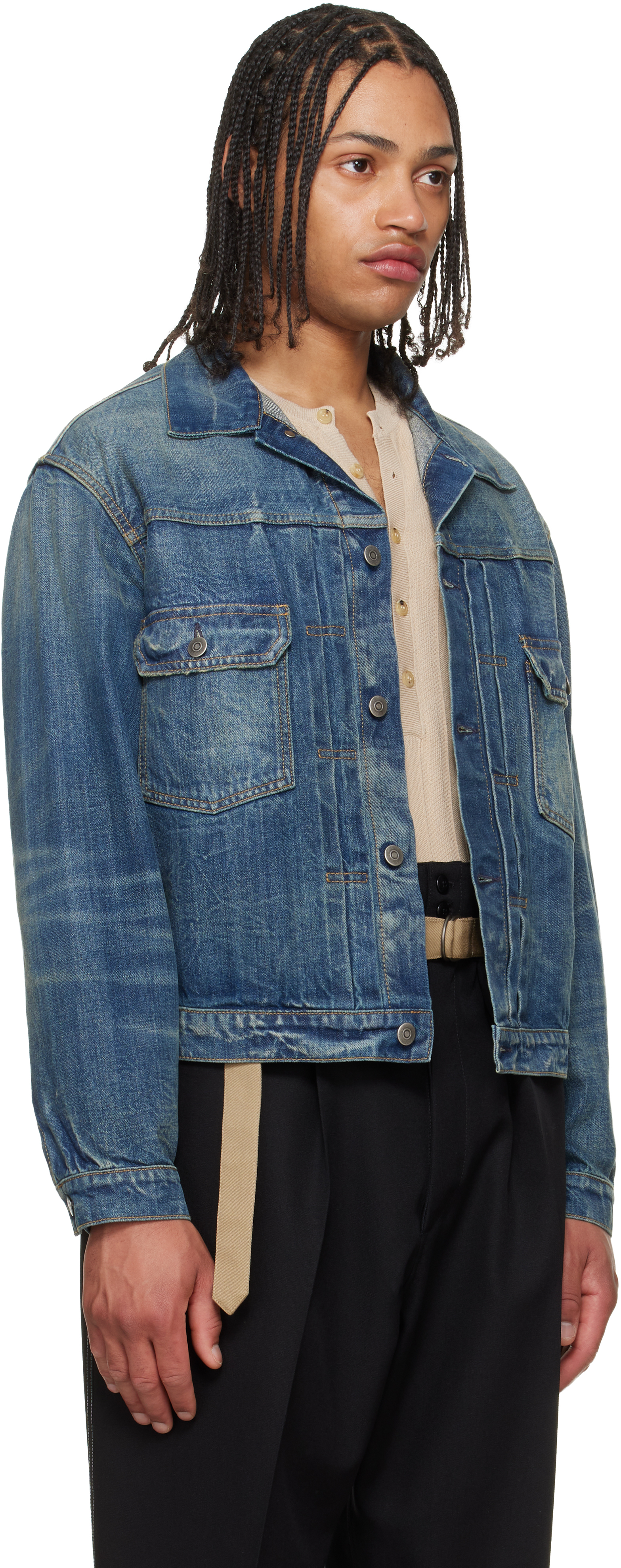 Blue 'Sportsjacket' Denim Jacket
