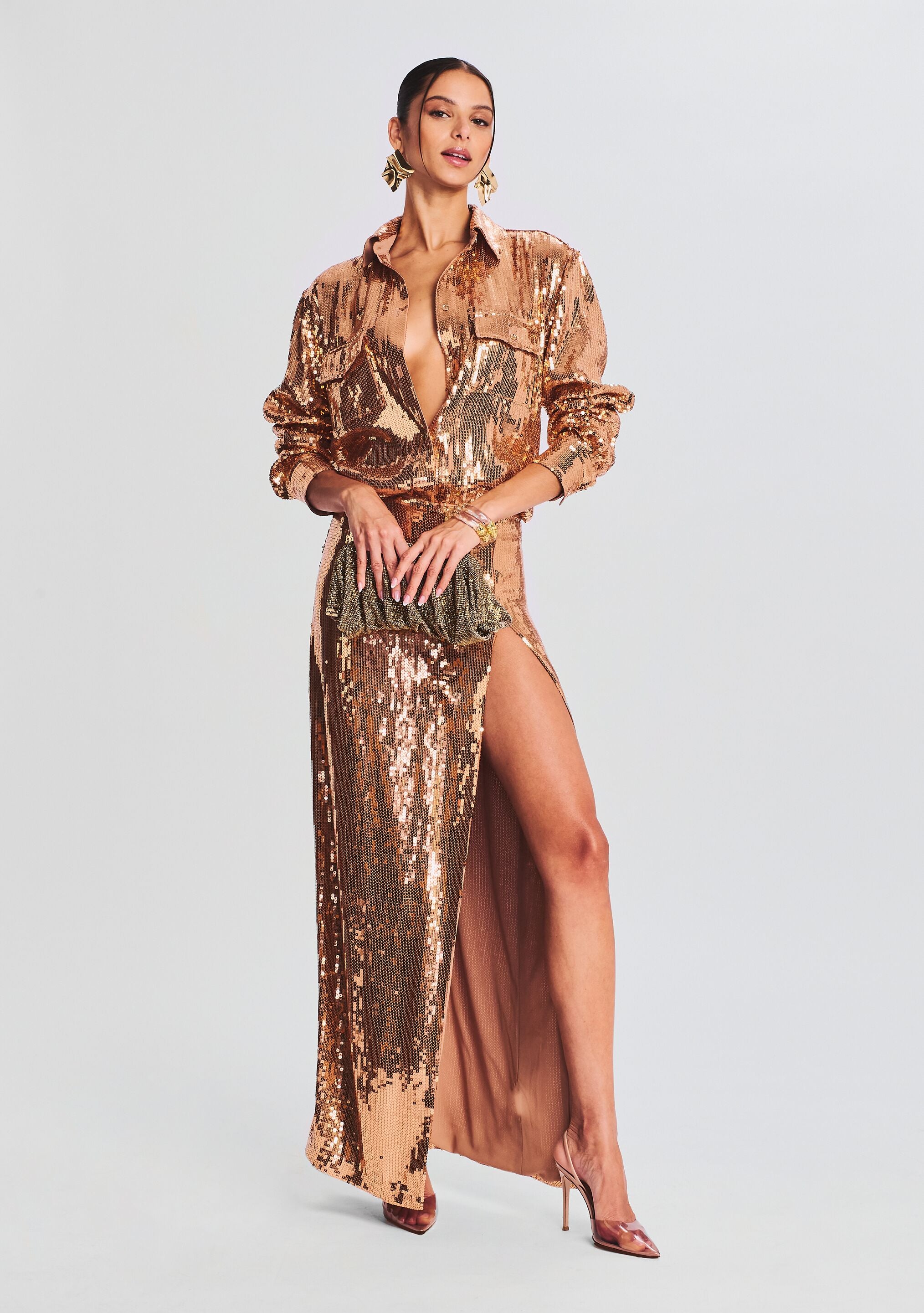 Savannah Sequin Maxi Skirt