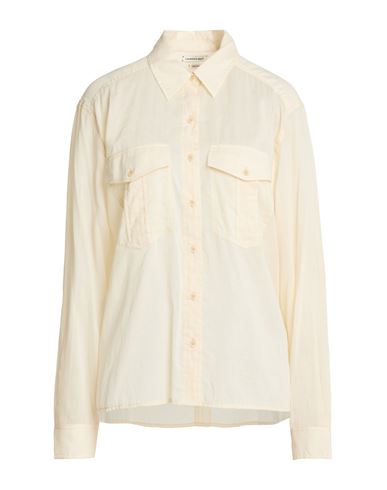 Woman Shirt Cream Size 8 Cotton