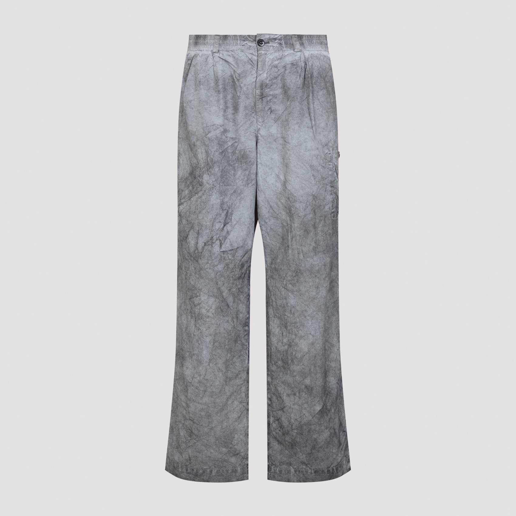 Flatt Nylon Loose Cargo Pants for Men