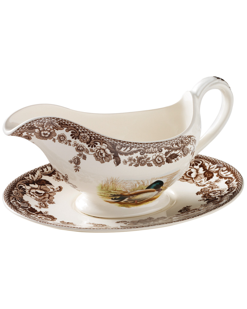 Woodland Sauce Boat & Stand