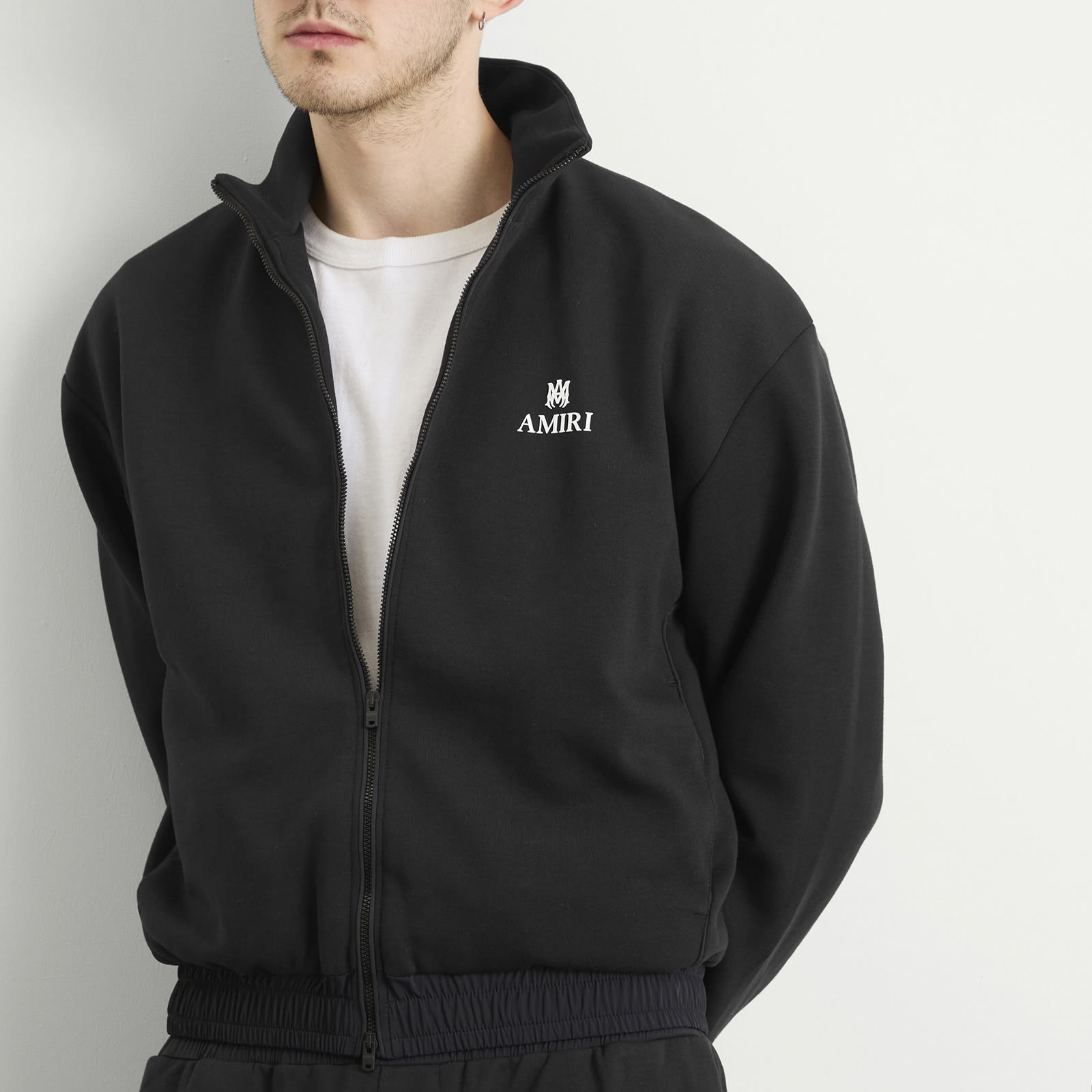 Men's Lounge Track Jacket Black