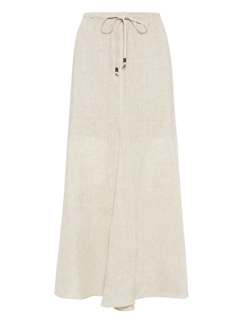 Linen maxi skirt - Neutrals