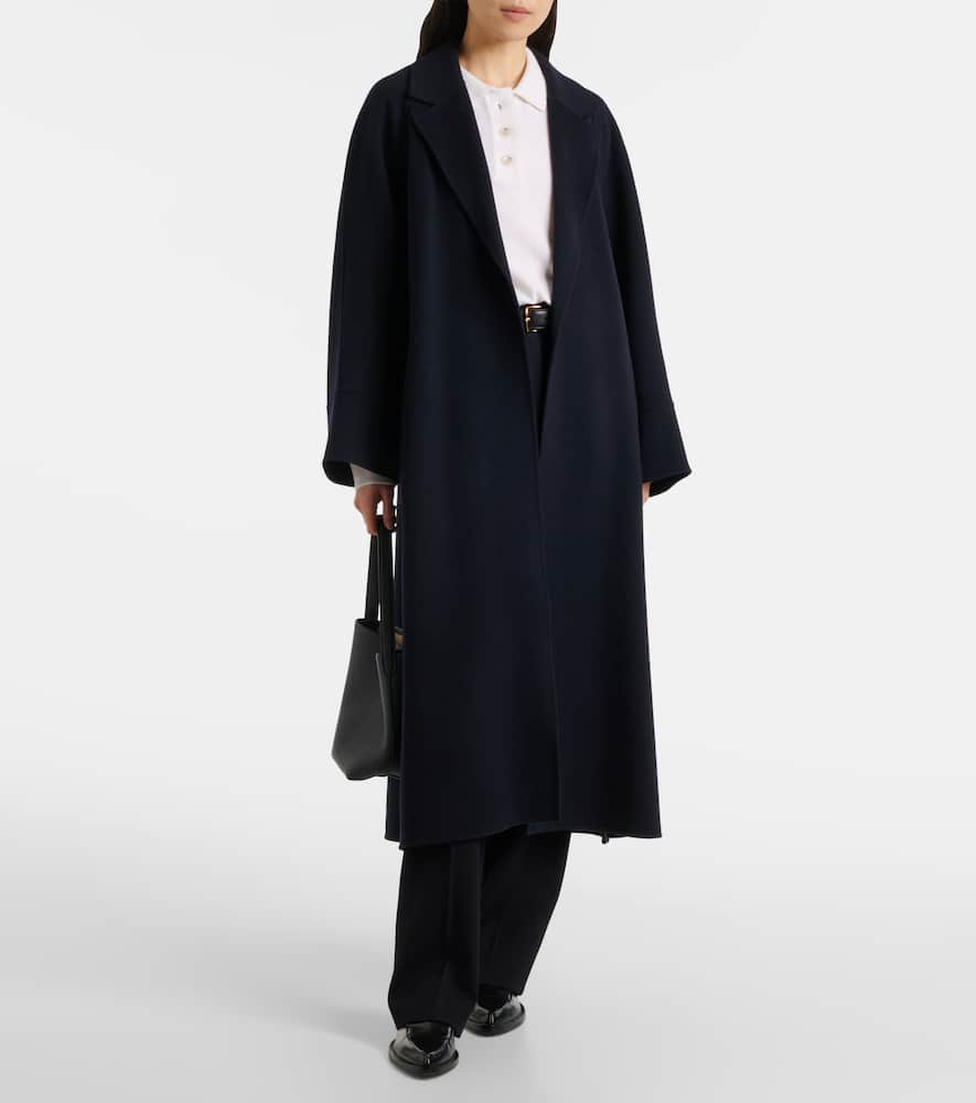 Wool and cashmere polo sweater