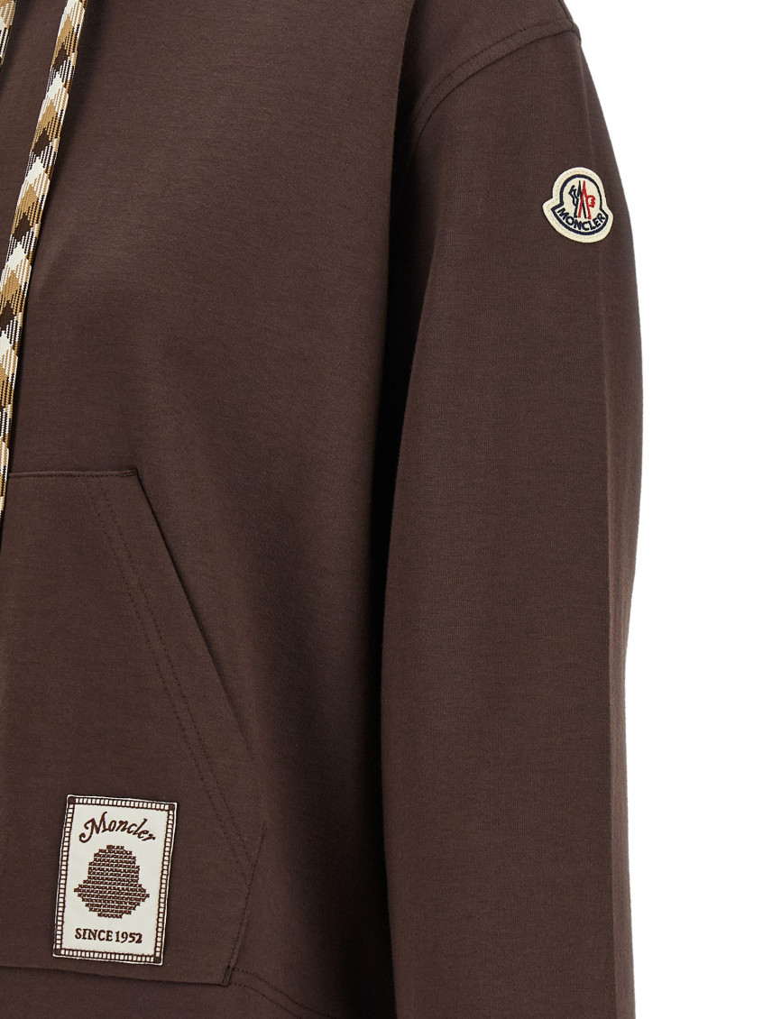 Moncler - long hooded sweatshirt drawstring and pocket