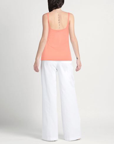 Woman Tank top Salmon pink Size L Polyamide, Elastane